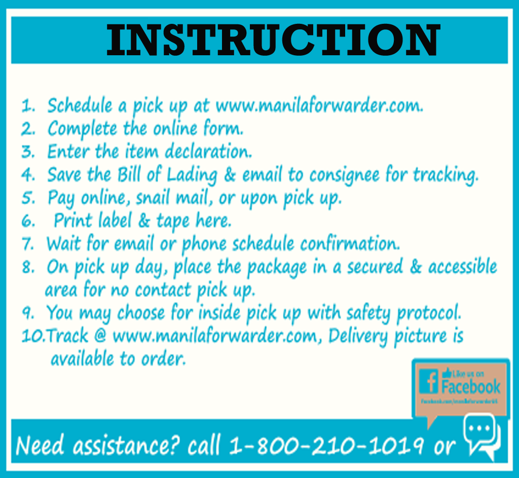 Instructions