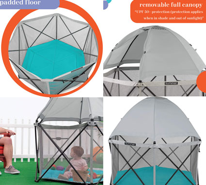 Summer Pop ‘n Play Hex Playard