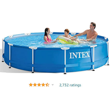 Intex 28210EH 12ft x 30in Metal Frame Pool