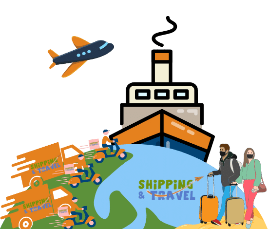 Shipping and travel banner